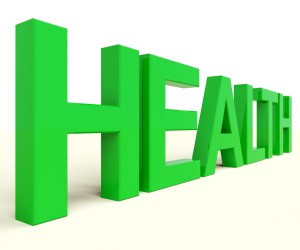 health word in green
